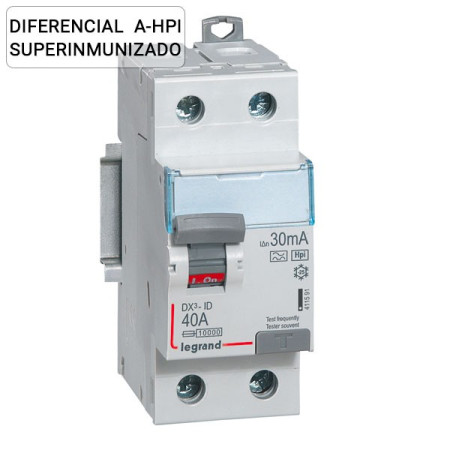 Diferencial LEGRAND SuperInmunizado 2P 40A 30mA 411591-imagen_B