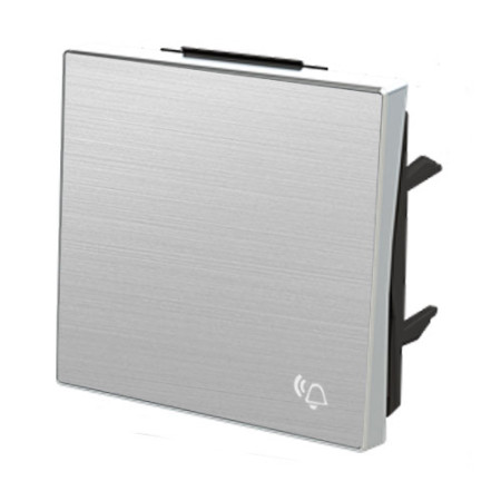 Tecla pulsador timbre acero inoxidable NIESSEN 8504-AI SKY-imagen_B