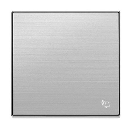 Tecla pulsador timbre acero inoxidable NIESSEN 8504-AI SKY-imagen_A