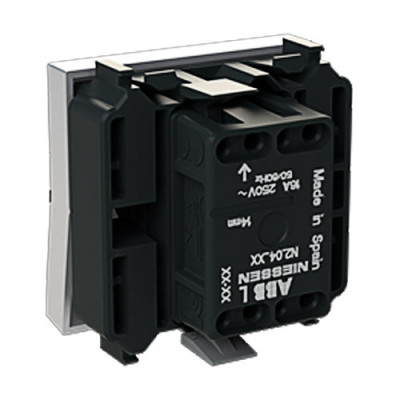 Pulsador simbolo Timbre Plata NIESSEN N2204PL ZENIT-imagen_C