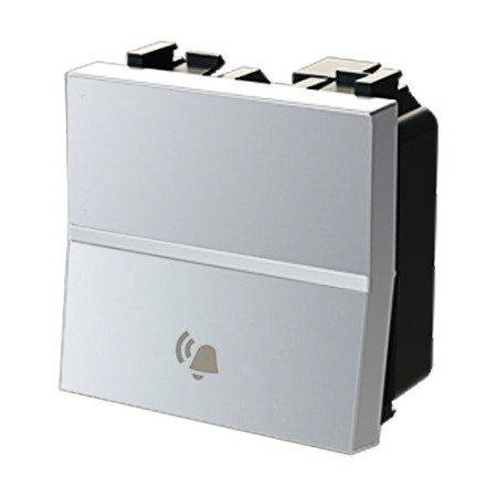 Pulsador simbolo Timbre Plata NIESSEN N2204PL ZENIT-imagen_B