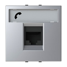 Toma de Telefono RJ12 Plata NIESSEN N2217.6PL ZENIT-imagen_A