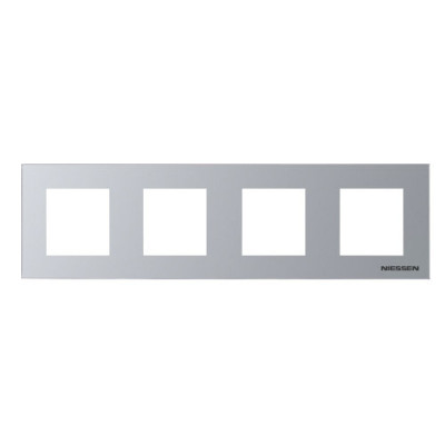 Marco 4 Elementos Plata NIESSEN N2274PL ZENIT-imagen_A