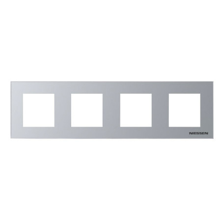 Marco 4 Elementos Plata NIESSEN N2274PL ZENIT-imagen_A