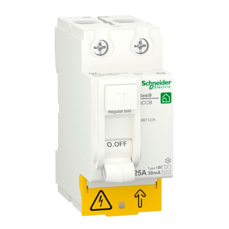 Diferencial vivienda F-SI SCHNEIDER 2P 25A 30mA SuperInmunizado R9R71225 Resi9-imagen_A