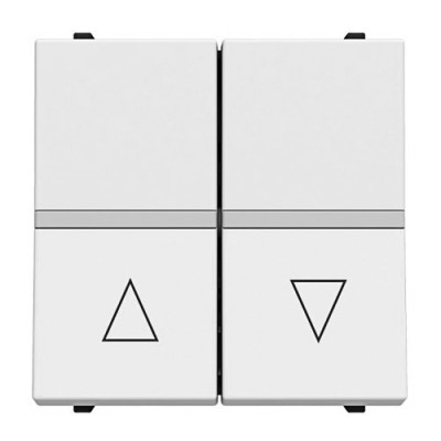 Doble Pulsador Persianas Blanco NIESSEN N2244BL ZENIT-imagen_A