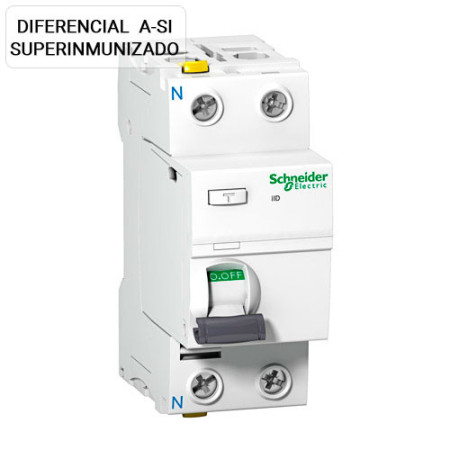 Diferencial A-SI SCHNEIDER 2P 40A 30mA Superinmunizado | A9Z31240 Acti9 ilD_imagen_B