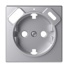 Tapa de enchufe + USB tipo A+C plata | NIESSEN 8588.4-PL SKY-imagen_A
