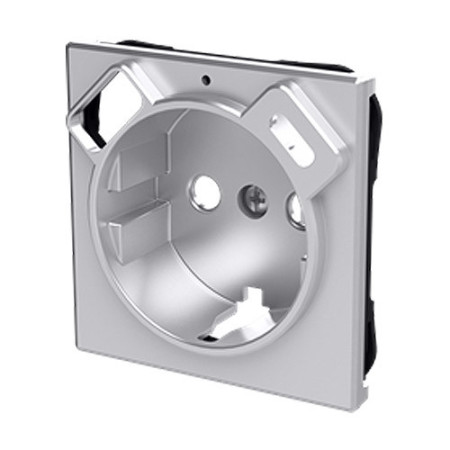Tapa de enchufe + USB tipo A+C plata | NIESSEN 8588.4-PL SKY-imagen_B