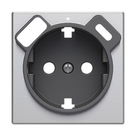 Tapa de enchufe + USB tipo A+C inoxidable | NIESSEN 8588.4-AI SKY-imagen_A