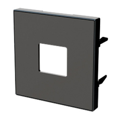 Tapa de cargador USB doble negro soft | NIESSEN 8585-NS SKY-imagen_B