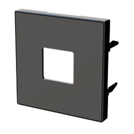 Tapa de cargador USB doble negro soft | NIESSEN 8585-NS SKY-imagen_B