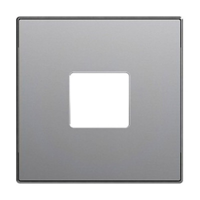 Tapa de cargador USB doble inoxidable | NIESSEN 8585-AI SKY-imagen_A