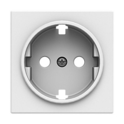 Tapa de Enchufe Schuko blanco | NIESSEN 8588 BE SKY Essence-imagen_A