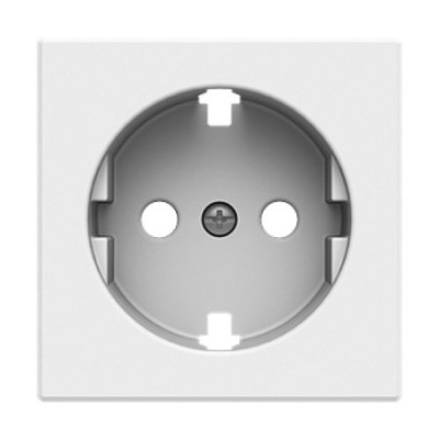 Tapa de Enchufe Schuko plana blanco | NIESSEN 8588.9 BE SKY Essence-imagen_A