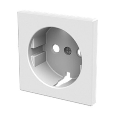 Tapa de Enchufe Schuko plana blanco | NIESSEN 8588.9 BE SKY Essence-imagen_B