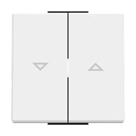 Tecla doble persianas (interruptor-pulsador) blanco | NIESSEN 8544 BE SKY Essence-imagen_A