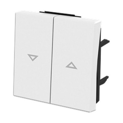 Tecla doble persianas (interruptor-pulsador) blanco | NIESSEN 8544 BE SKY Essence-imagen_B