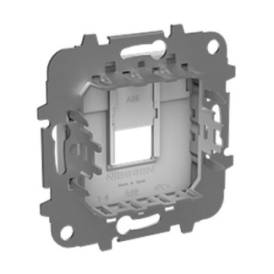 Tapa con persiana 1 soporte (Tlf. o Inf.) blanco | NIESSEN 8518.1 BE SKY Essence-imagen_C