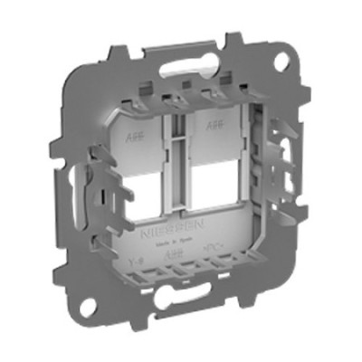 Tapa con persiana 2 soportes (Tlf. o Inf.) blanco | NIESSEN 8518.2 BE SKY Essence-imagen_C