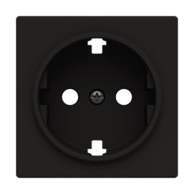 Tapa de Enchufe Schuko negro | NIESSEN 8588 NE SKY Essence-imagen_A
