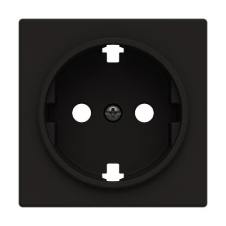Tapa de Enchufe Schuko negro | NIESSEN 8588 NE SKY Essence-imagen_A