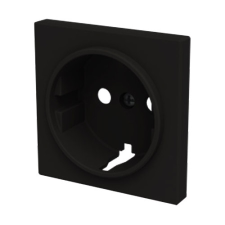 Tapa de Enchufe Schuko negro | NIESSEN 8588 NE SKY Essence-imagen_B