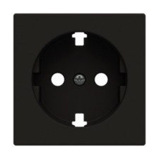 Tapa de Enchufe Schuko plana negro | NIESSEN 8588.9 NE SKY Essence-imagen_A