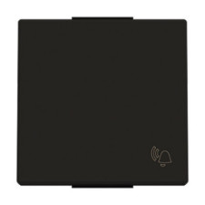 Tecla pulsador timbre negro | NIESSEN 8504 NE SKY Essence-imagen_A