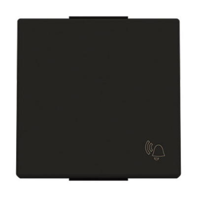 Tecla pulsador timbre negro | NIESSEN 8504 NE SKY Essence-imagen_A