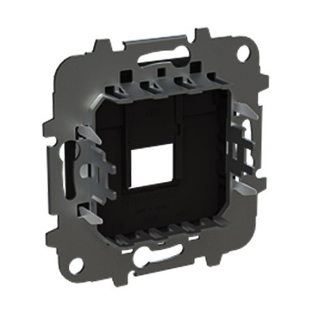 Tapa con persiana 1 soporte (Tlf. o Inf.) negro | NIESSEN 8518.1 NE SKY Essence-imagen_C