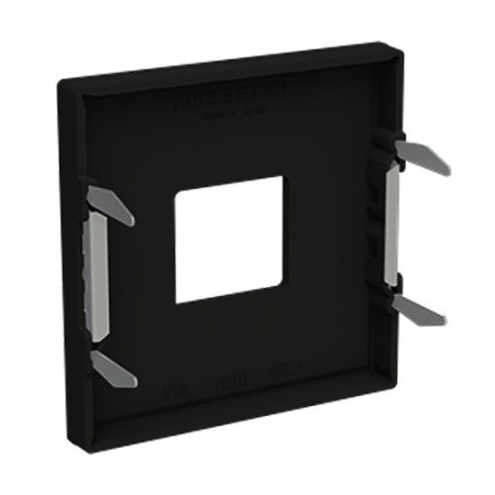 Tapa cargador doble USB negro | NIESSEN 8585 NE SKY Essence-imagen_C