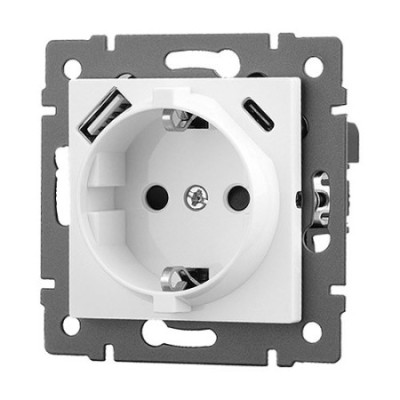Enchufe USB A+C Lumibel Victoria LU-2232 2