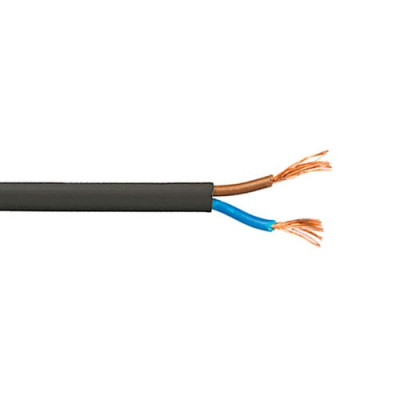 Cable manguera plana Negra de 2x0,75 mm2-imagen_A