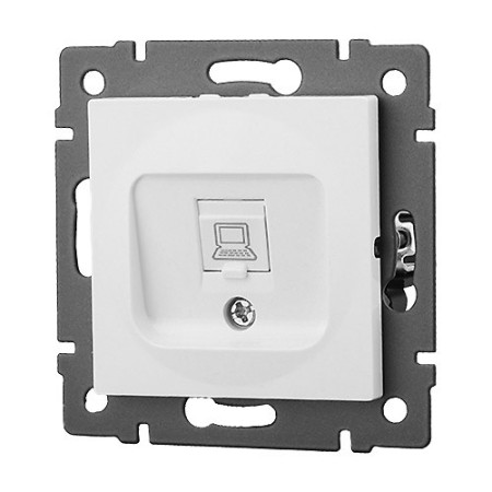Toma de Datos RJ45 Cat 6 Lumibel Victoria LU-2230 Blanco Puro-imagen_A