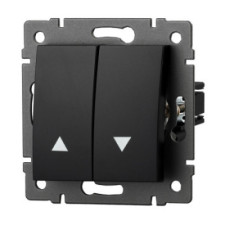 Doble Pulsador Persiana Lumibel Victoria LU-2320 Negro Soft-imagen_A