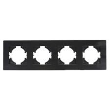 Marco 4 Elementos Horizontal Lumibel Victoria LU-2346 Negro Soft-imagen_A