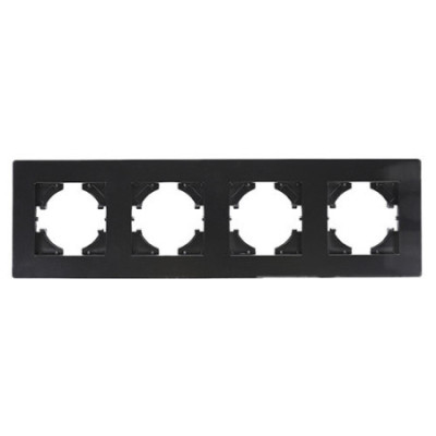 Marco 4 Elementos Horizontal Lumibel Victoria LU-2346 Negro Soft-imagen_A
