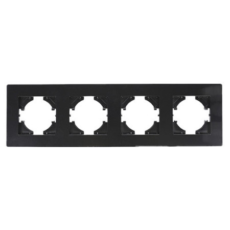 Marco 4 Elementos Horizontal Lumibel Victoria LU-2346 Negro Soft-imagen_A