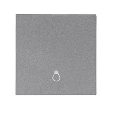 Tecla Bombilla Lumibel Victoria LU-2414 Gris Plata-imagen_A