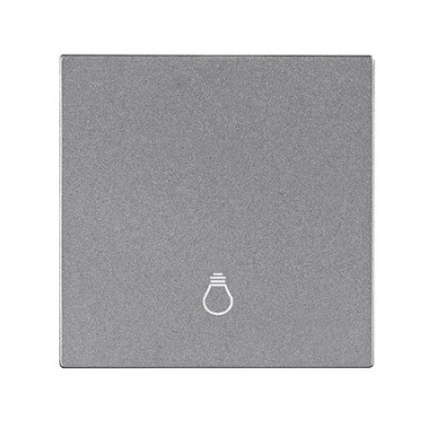 Tecla Bombilla Lumibel Victoria LU-2414 Gris Plata-imagen_A