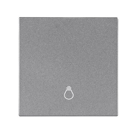 Tecla Bombilla Lumibel Victoria LU-2414 Gris Plata-imagen_A