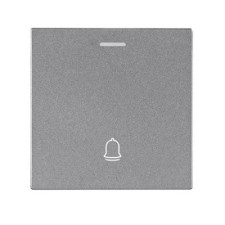 Tecla con Visor Campana Lumibel Victoria LU-2413 Gris Plata-imagen_A