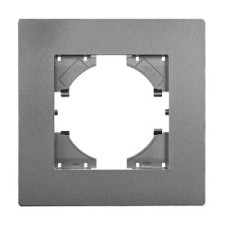 Marco 1 Elemento Horizontal Lumibel Victoria LU-2440 Gris Plata-imagen_A