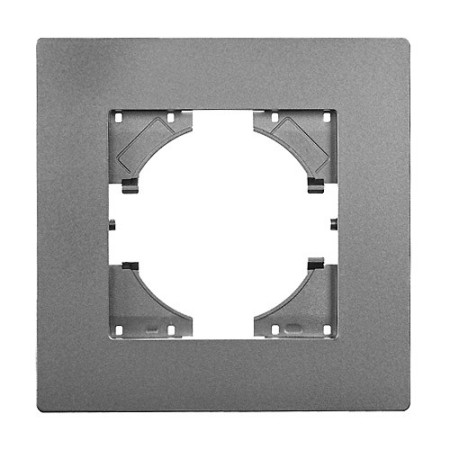 Marco 1 Elemento Horizontal Lumibel Victoria LU-2440 Gris Plata-imagen_A