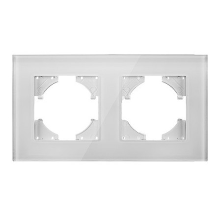 Marco 2 Elementos Horizontal Lumibel Victoria LU-2252 Blanco Cristal-imagen_A