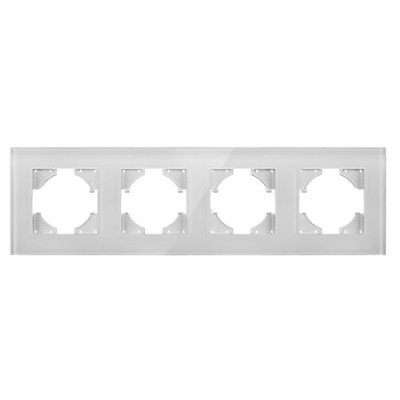 Marco 4 Elementos Horizontal Lumibel Victoria LU-2256 Blanco Cristal-imagen_A