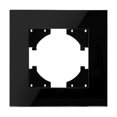 Marco 1 Elemento Horizontal Lumibel Victoria LU-2350 Negro Cristal-imagen_A