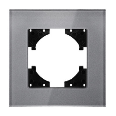 Marco 1 Elemento Horizontal Lumibel Victoria LU-2450 Gris Cristal-imagen_A