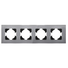 Marco 4 Elementos Horizontal Lumibel Victoria LU-2456 Gris Cristal-imagen_A